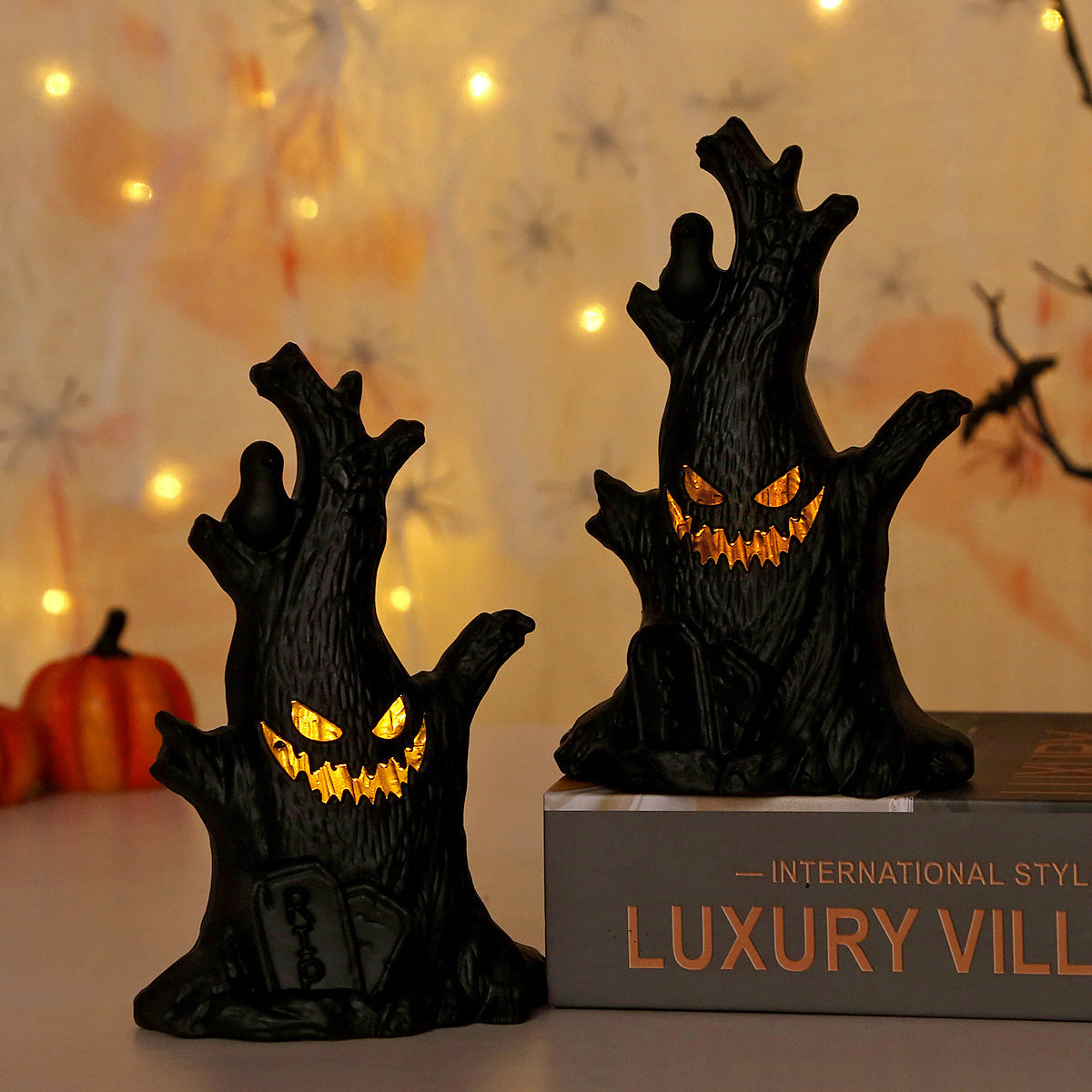 ASIMM Halloween Ghost Stump Lamp