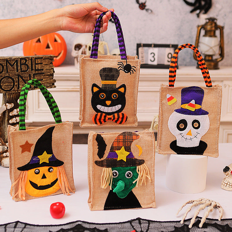 ASIMM Halloween Candy Tote Bag For Kids