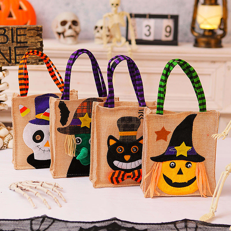 ASIMM Halloween Candy Tote Bag For Kids