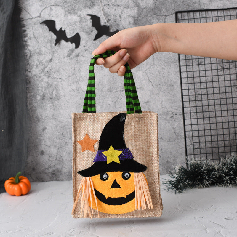 ASIMM Halloween Candy Tote Bag For Kids