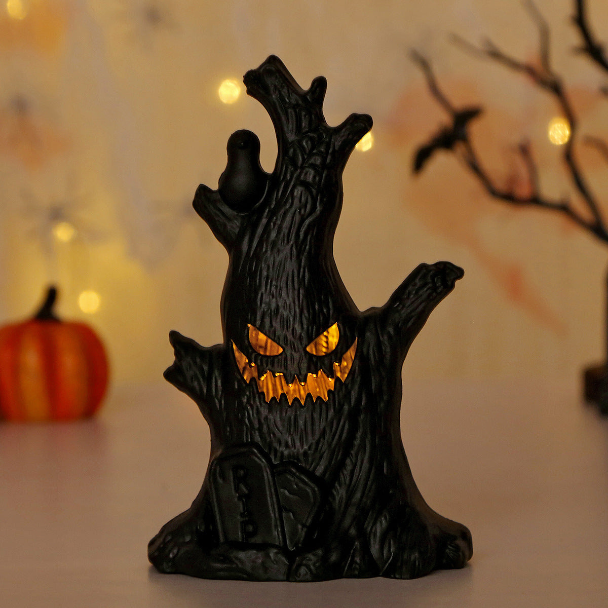 ASIMM Halloween Ghost Stump Lamp