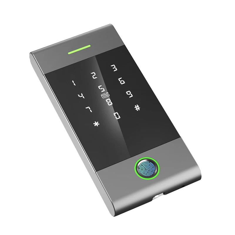 Rainproof TTLock APP Remote Control Standalone Metal Fingerprint Access Controller Reader Support Card Password