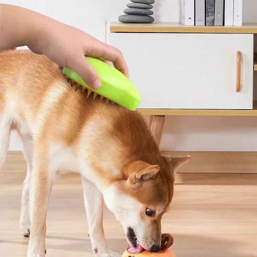 Dog and Cat Steam Brush for Shedding 3 in 1