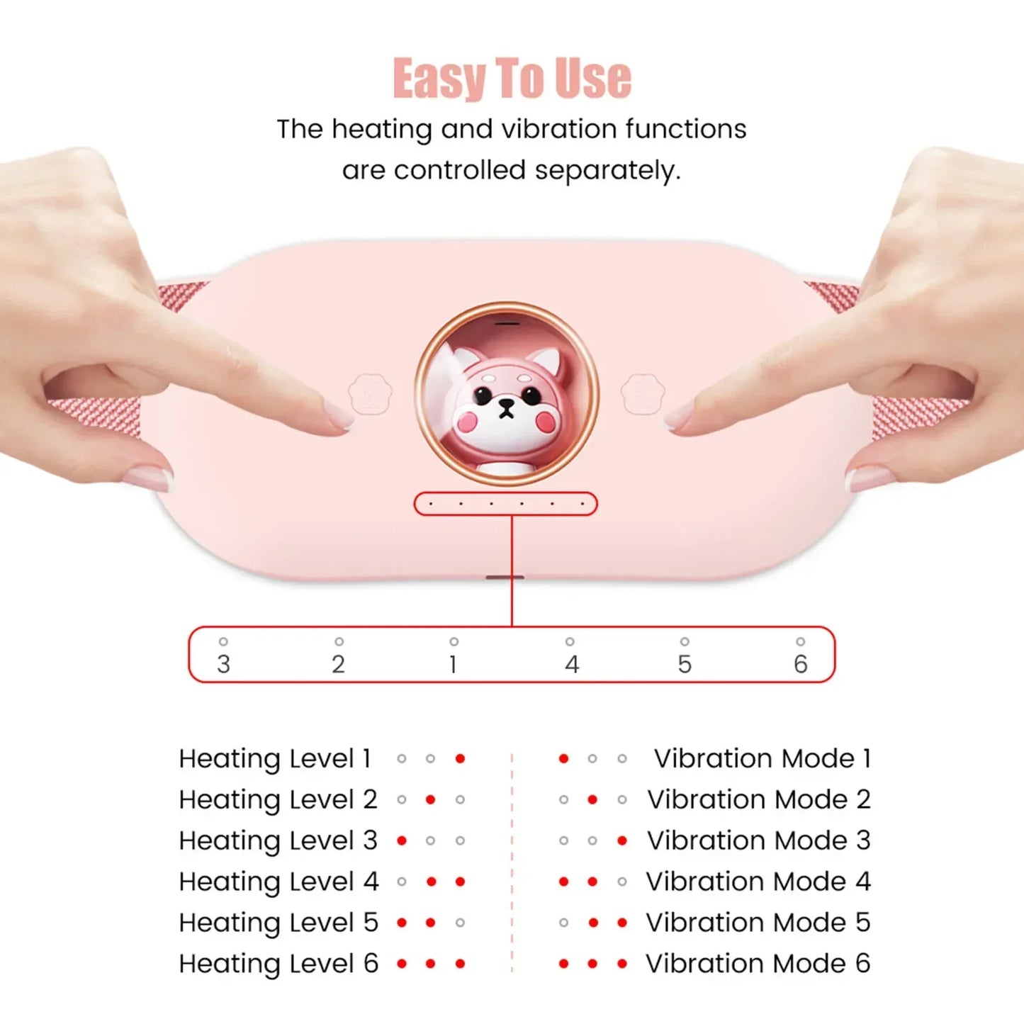 ASIMM Menstrual Heating Self Massage Belt