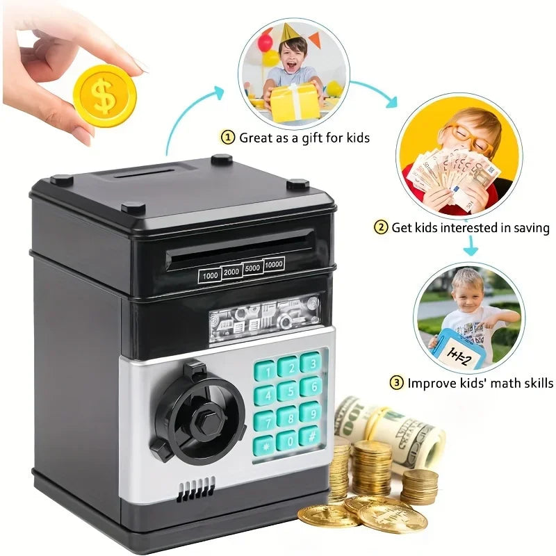 ASIMM Children Electronic Mini Piggy Bank Password Safe