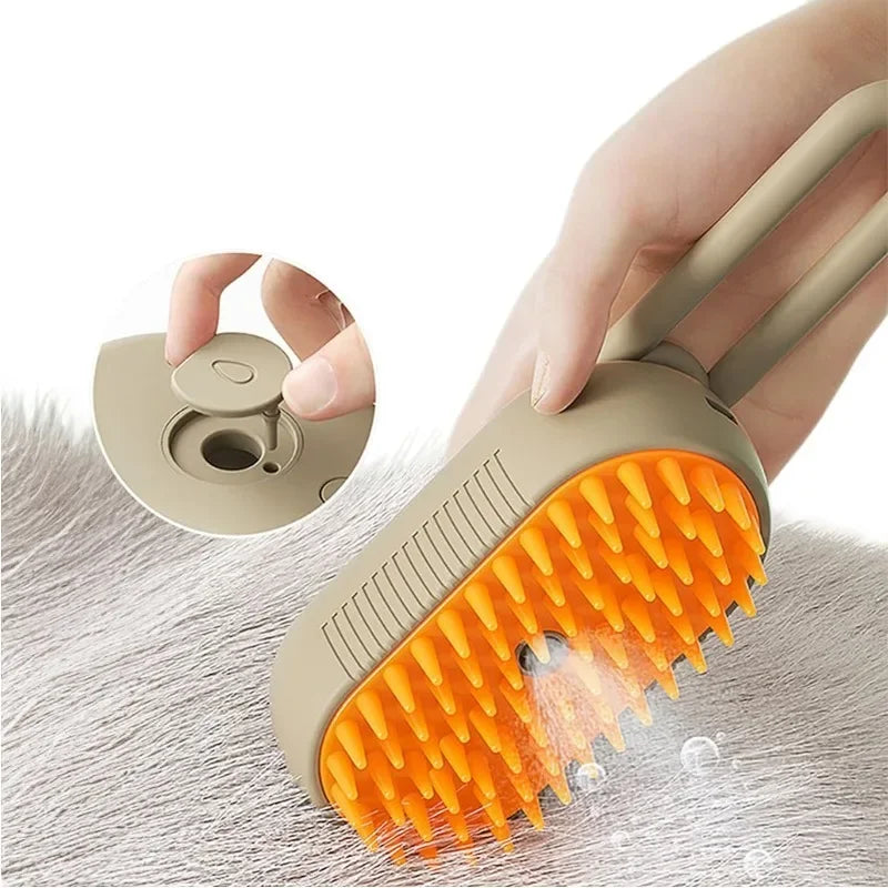 Dog and Cat Steam Brush for Shedding 3 in 1