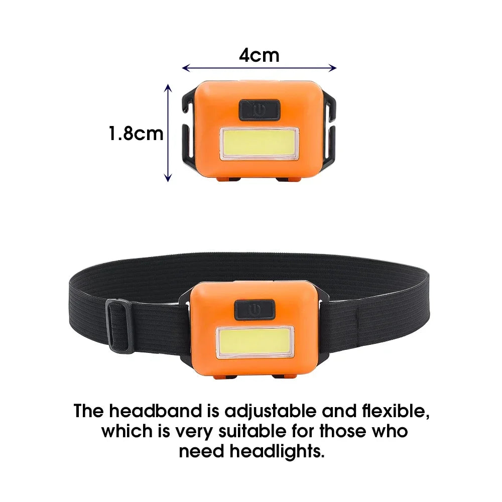 Mini COB Headlight Portable LEDHeadlamp