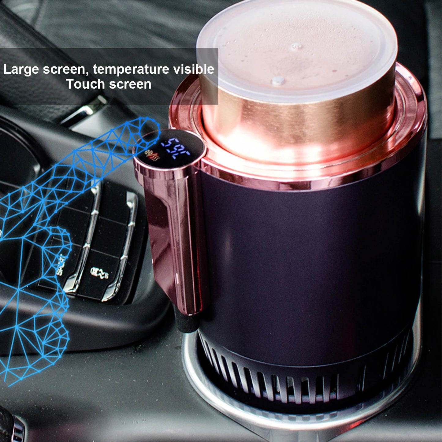 Cup Cooler Warmer 2‑in‑1 Cooling Heating Mug Holder