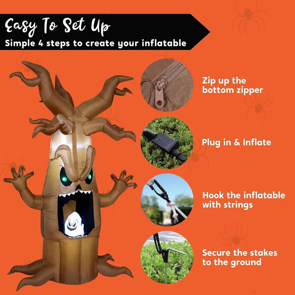 ASIMM INFLATABLE HALLOWEEN TREE