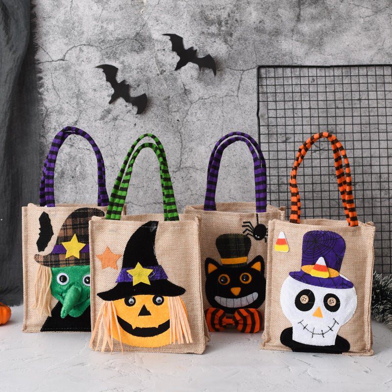 ASIMM Halloween Candy Tote Bag For Kids