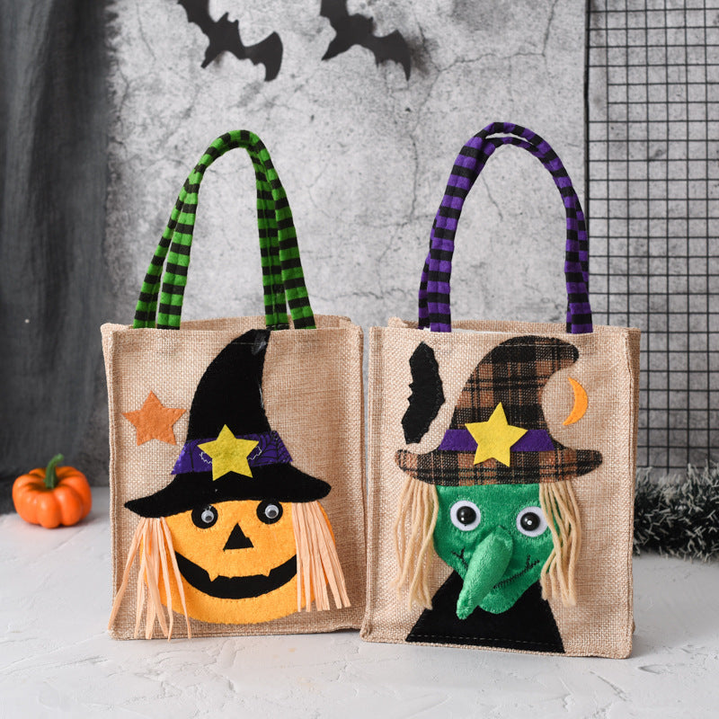 ASIMM Halloween Candy Tote Bag For Kids