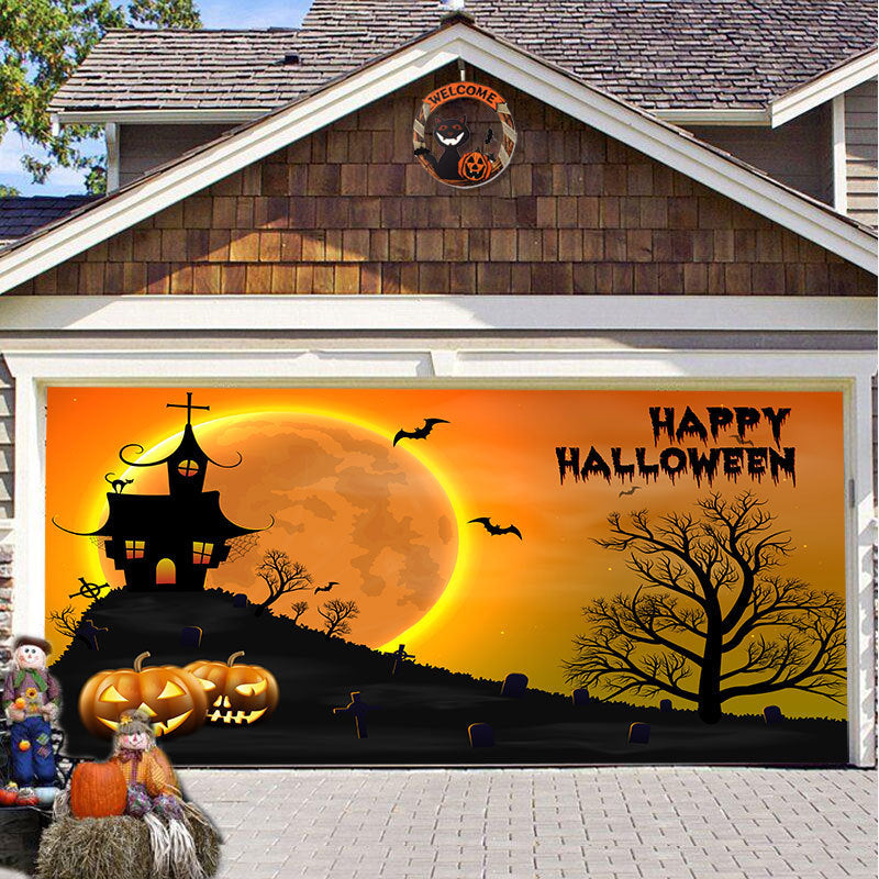 ASIMM Halloween Party Decorative Hanging Cloth