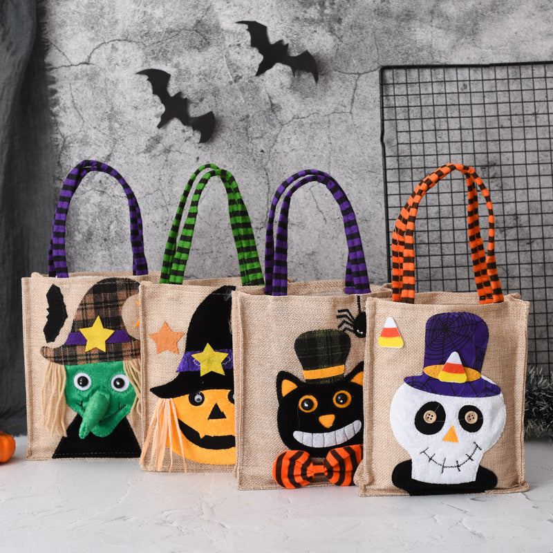 ASIMM Halloween Candy Tote Bag For Kids