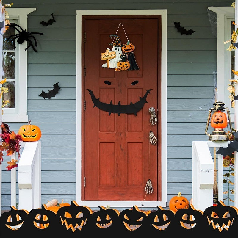 ASIMM Front Door Halloween Welcome Sign