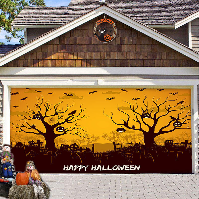 ASIMM Halloween Party Decorative Hanging Cloth