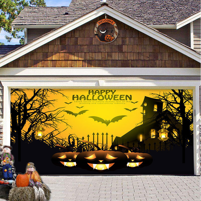 ASIMM Halloween Party Decorative Hanging Cloth