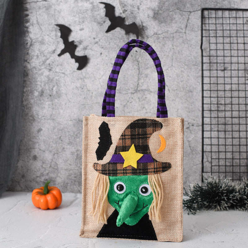 ASIMM Halloween Candy Tote Bag For Kids